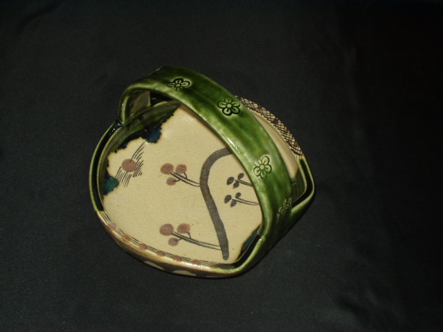 大嶋久興 織部手付鉢: 陶磁器の世界